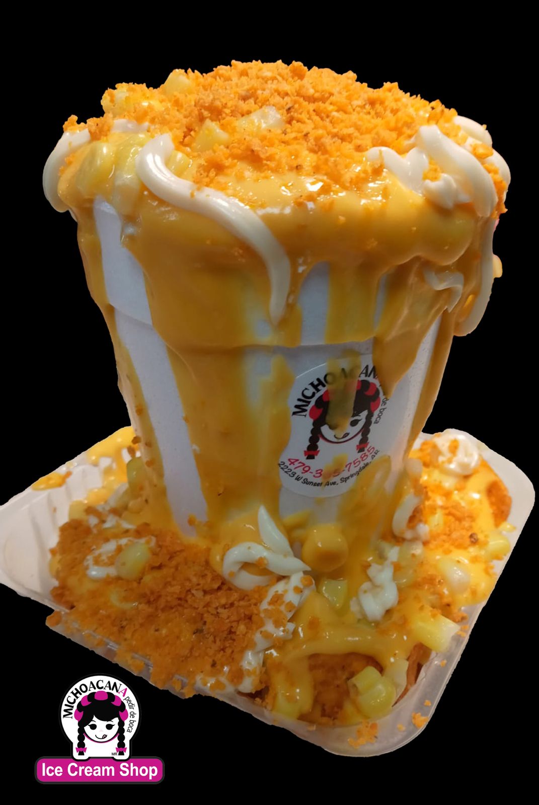 Drizzled White Corn